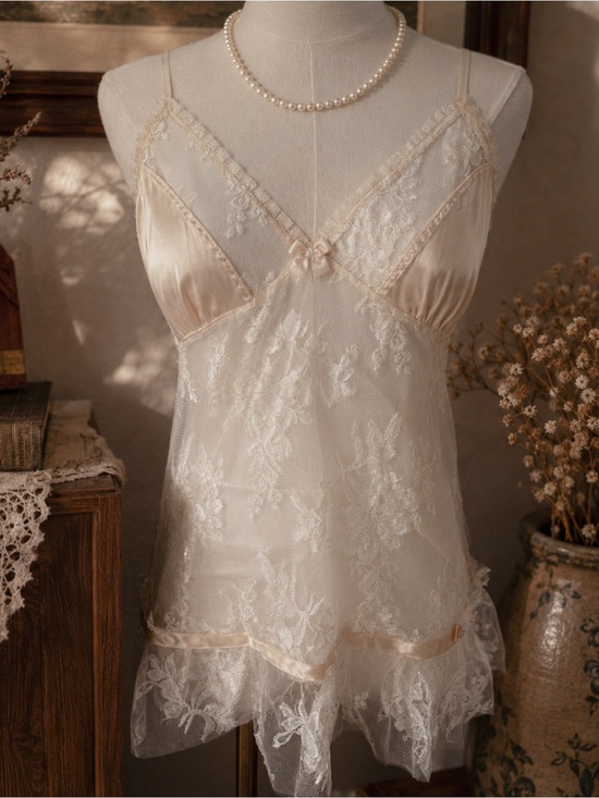 Claire Pettibone Other - Claire Pettibone Coquette Silk Lace Camisole Vintage 90s M